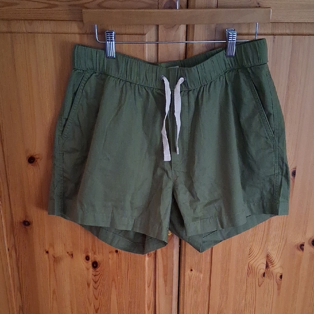 Pact NWT Green Daily Twill Organic Cotton Shorts Size Large - Picture 8 of 8